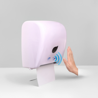 Distributeur automatique de papier toilette mural, à piles, écologique, étanche, à découpe automatique, pour rouleaux jumbo