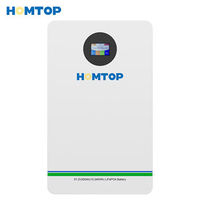Dispositif de stockage d'énergie hors réseau LiFePO4 51,2 V de qualité supérieure HTHES-WM4-1000, intégration simple pour maison intelligente, port de communication CAN, IP54
