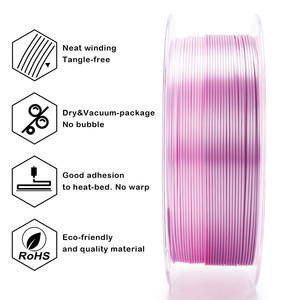 Ziro mượt Gradient 3D Filament 1.75mm 1kg spool cao cấp lớp định nghĩa nhiều màu thay đổi Gradient lụa PLA Filament - Product Image 5