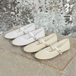 <span class=keywords><strong>Ballerine</strong></span> da Donna di Tendenza, alla Moda, Traspiranti in Rete con Ricamo, Eleganti con <span class=keywords><strong>Cinturino</strong></span> Regolabile, Casual - Product Image 1