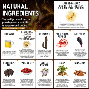 Vino Herbal de Cistanche y Maca Puro, Suplemento Líquido Natural para Aumentar la Vitalidad, Licor Tónico de Alta Gama para una Resistencia Sostenida - Product Image 3