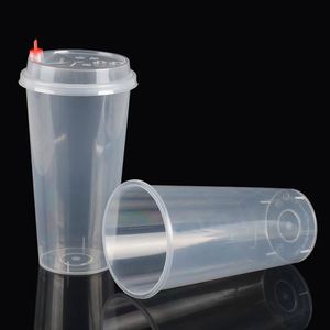 Gobelets en plastique PP jetables avec logo personnalisé - Gobelets transparents pour thé à bulles et boissons froides, compatibles avec la vodka, design Go Dabba - Product Image 4