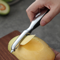Duurzame zinklegering ABS moderne keuken schilmesje handmatige fruit- en groentesnijder roestvrijstalen mes V-vormige snijder makkelijk schoon te maken