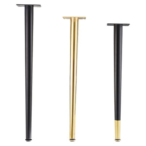 Patas Ajustables para Muebles Huachen, Metálicas, Redondas, Estilo Industrial, para Gabinetes de Baño, Extensibles de 10 cm a 72 cm, Pies Cónicos - Product Image 2