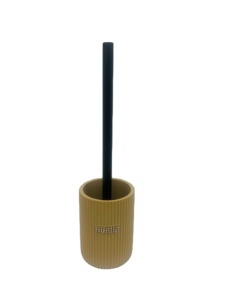 Phụ kiện phòng tắm Set Round với sọc dọc và Jewel trang trí nội thất và cơ sở màu đen polyresin <span class=keywords><strong>Soap</strong></span> dispenser - Product Image 5