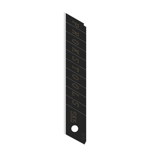 <span class=keywords><strong>ใบ</strong></span>มีดอเนกประสงค์สีดำแบบหนาพิเศษ ขนาด 18 มม. สำหรับงานอุตสาหกรรม <span class=keywords><strong>ใบ</strong></span>มีดสำหรับมีดคัตเตอร์ 10 <span class=keywords><strong>ใบ</strong></span> ขนาด 0.4-0.7 มม. - Product Image 4