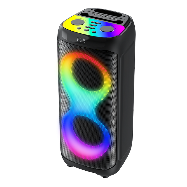 Portable Blue tooth Party Speaker,60w  Powerful Output| 4Hours Battery Backup| Builds in Sound Sensitive LED Lights