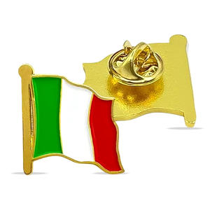 Özel İtalya bayrağı yaka iğneler sert emaye Metal broş antik rönesans sanat görülecek turist İtalyan hatıra hediyeler toptan - Product Image 2