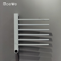 Porte-serviettes chauffant électrique en acier inoxydable de haute qualité, approuvé CE et SAA, pour la maison, l'hôtel, avec commande WIFI