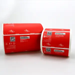 Customized private logo roll-packed self-adhesive label product packaging label pvc warning waterproof sticker