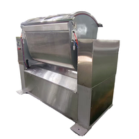 Mélangeur à pâte horizontal industriel, machine à pétrir la pâte commerciale, 100 kg, robuste, nouveau mélangeur à farine pour boulangerie