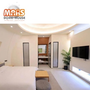 Fabricante de Casas Domo de FRP Resistentes <span class=keywords><strong>a</strong></span> Ciclones, Pequeñas y Portátiles, para Glamping, con Baño Portátil - Product Image 4