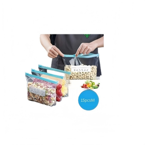 Huamaohengchun Leak-Proof & Airtight Kitchen Freshness Bags - Ideal for Food Preservation,Reusable Produce Bag - Product Image 1