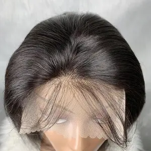 Cheap wigs with lowest price straight 180 density 13x4 hd transparent full lace Bone straight vietnam human hair wig For women