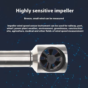 RS485 스테인리스 스틸 공기 덕트 풍속계 임펠러 풍속 강도 측정기 공기 측정용 - Product Image 2