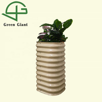 Grande unité de stockage d'extérieur élégante lit de jardin surélevé en métal galvanisé jardinières en acier pour pots de fleurs pour parcelles de jardin