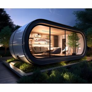 Nuovo <span class=keywords><strong>Design</strong></span> Apple Cabin Smart <span class=keywords><strong>Space</strong></span> Capsule: Serra Prefabbricata Ecologica e Container per Hotel, Campeggi e Agriturismi - Product Image 1