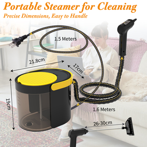 Vente flash - Nettoyeur vapeur électrique multifonction portable pour la maison, 1600 W, stérilisation à haute température, <span class=keywords><strong>aspirateur</strong></span> - Product Image 2
