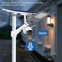 L'alimentation solaire extérieure télécommandée sans fil de lumens élevés a mené le réverbère avec la caméra d'IP de Cctv