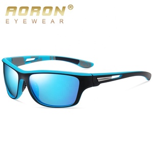 Aoron 3040แว่นกันแดดปั่นจักรยานสำหรับผู้ชายแว่นตาโฟโตโครมิคสีเหลืองม่วงมองเห็นกลางคืนพิมพ์ลายแฟชั่นแนวสปอร์ตล่าสุด - Product Image 1