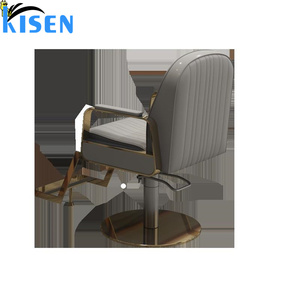 Mueble de exhibición de acero inoxidable KISEN para salón, tocador y estantes de almacenamiento, espejo mini contemporáneo con LED para maquillaje y baño - Product Image 5