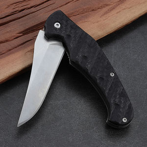 سكين هونغروي 2026 عالي الجودة من الفولاذ 7Cr17، سكين قابل للطي للاستخدام الخارجي، سكين للبقاء على قيد الحياة، سكين جيب قابل للطي للتخييم مع مقبض G10 - Product Image 5