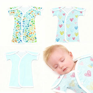 Ropa de Enfermera para Bebés Prematuros Personalizada, Bata de Algodón de Manga Corta con Hombros Descubiertos para la Unidad de Cuidados Intensivos Neonatales - Product Image 1