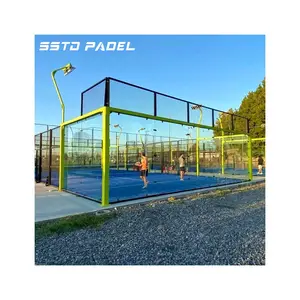 Shengshi 2024 Chine Professionnel Acheter En Plein Air Padel Court Fabricant Cancha De Padel Haute Qualité Grand Cadre Paddle Courts