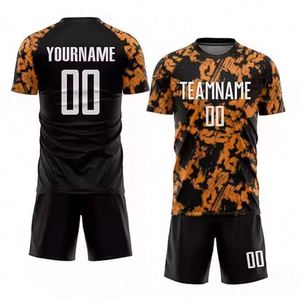 ชุดทีมฟุตบอลแบบซับลิเมชั่นสั่งทำพิเศษ เสื้อแขนสั้นระบายอากาศได้ดี น้ำหนักเบา ป้องกันแบคทีเรีย แห้งเร็ว - Product Image 1