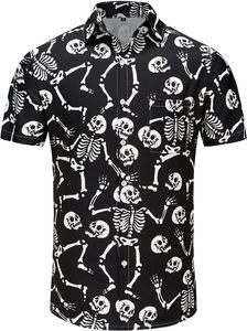 KYKU <strong>Funky</strong> Hawaiian Beaded Short Sleeve <strong>Shirt</strong> for <strong>Men</strong> Palm Beach Tropical Vacation <strong>Shirts</strong> - Product Image 3