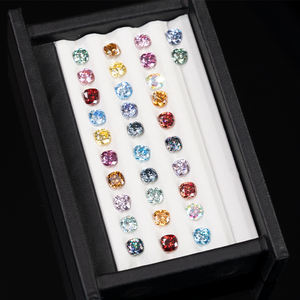 มอยส์ซาไนต์สีทองหลากสี พร้อมใบรับรอง GRA ทรงมาร์ควิส 1 กะรัต 2 กะรัต 3 กะรัต ระดับความสะอาด VVS สีแชมเปญ - Product Image 5