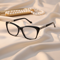Nouvelle Arrivée 2026 – Montures en Acétate Œil de Chat pour Femmes, Prêtes à l'emploi, Lunettes Optiques Artisanales de Haute Qualité pour Usage Quotidien
