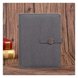 Wholesale Customizable Factory Direct Supply Custom Logo <b>A5</b> Loose-leaf Buckle Notebook Suit Leather Cover Business <b>Notepad</b> Diary - Product Image 5