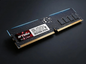 TXRUI DDR5 16GB 6000MHz Desktop <b>RAM</b> DIMM-PCS-48000-XMP Black With Blue LED Lighting - Product Image 4