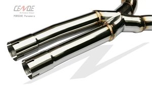 Système d'échappement Catback CENDE en acier inoxydable poli, très populaire, pour <span class=keywords><strong>Panamera</strong></span> 970 970.2 971 (2010-2020) - Product Image 4