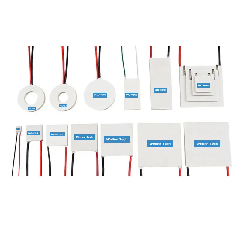 TEC-kits de celdas termoeléctricas redondas, mini enfriador de peltier, módulos termoeléctricos dobles