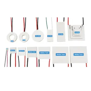 TEC – kit de cellules thermoélectriques doubles, éléments de refroidissement ronds, mini radiateur, modules thermoélectriques