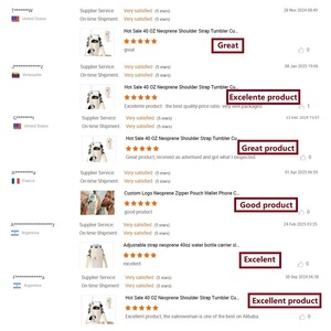 Porte-bouteille isotherme 40 oz en néoprène avec <span class=keywords><strong>poche</strong></span> pour téléphone et logo personnalisé, sac <span class=keywords><strong>de</strong></span> transport à bandoulière - Product Image 5