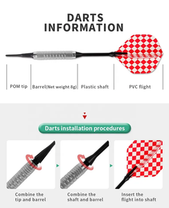 บอร์ดลูกดอกดิจิทัลพร้อมจอแสดงผล LED แผงลูกดอกแบบอ่อน - Product Image 3