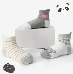 <span class=keywords><strong>Calcetines</strong></span> Suaves y Transpirables para Niños, <span class=keywords><strong>Calcetines</strong></span> Cortos para Niñas y Niños, Tejidos con Patrón de Animales, Cómodos y Dulces - Product Image 6