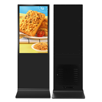 Totem de publicité d'écran LCD tactile capacitif de système d'Android/PC d'intérieur de plancher de 75 pouces pour des ascenseurs Poster numérique