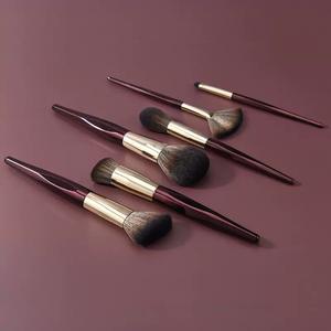 Juego de brochas de maquillaje de fibra de alta calidad color rojo vino, 16 piezas, para rostro, sombra de ojos, base, rubor, venta al por mayor, brochas de maquillaje profesionales - Product Image 3