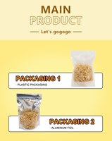 OEM ODM Snacks de Frutas y Verduras Listos para Comer, Papas Fritas, Mini Palitos de Patata