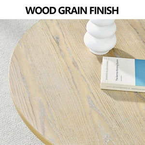 <span class=keywords><strong>Table</strong></span> basse ronde en bois de petite taille pour salon, décoration de salon, chambre à coucher, balcon, petite <span class=keywords><strong>table</strong></span> à thé - Product Image 2