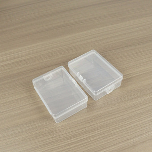 Transparent Plastic <b>Storage</b> <b>Box</b> Rectangle <b>Small</b> Parts Accessories Container For Fishing Gear Electronics Desktop Organization - Product Image 4
