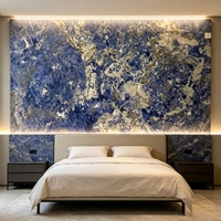 Dalle de marbre naturel massif, grain unique et original, luxe léger, taille personnalisée pour comptoir, table à manger, dessus de meuble de salle de bain, décoration