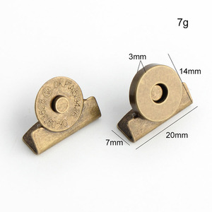 Ropa de aleación de Metal de 14mm, broches magnéticos de costura, aplausos, bolsos de marca, imanes, botón para DIY monederos, bolsos - Product Image 3