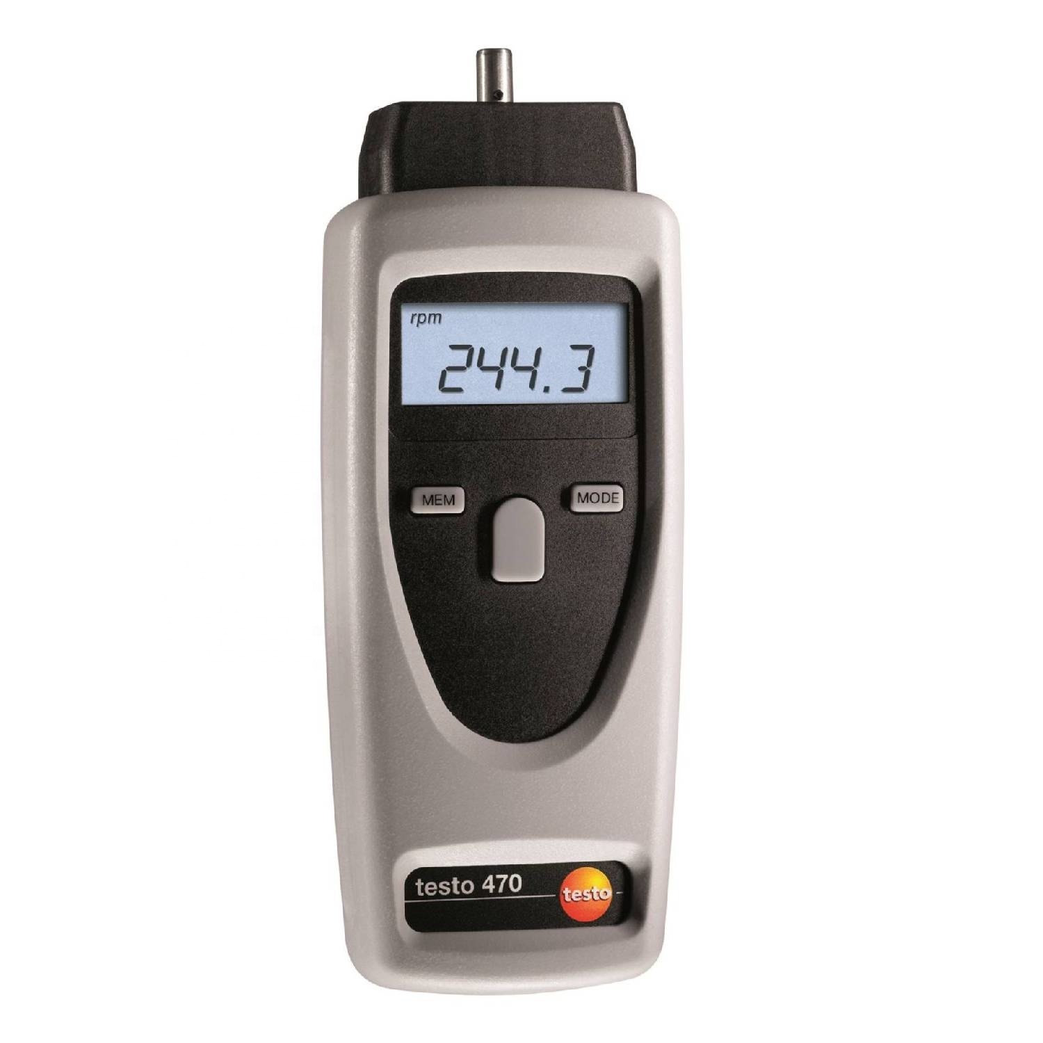 testo 470 contact / non contact type digital rpm tachometer Order-Nr. 0563 0470