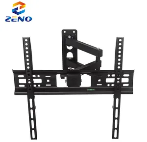 Produsen 17 "-55" 40Kg Beban Putaran Miring Led Lcd Tv Mount Dinding untuk Rumah Tv Dukungan Braket Dinding Rak Tv