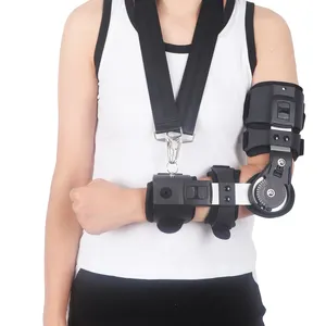 Codera médica ajustable ROM codo brazo abrazadera codo brazo inmovilizador órtesis soporte de hombro